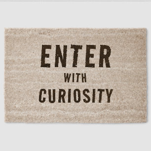 Minimalist Elegant Academia Aesthetic Decor Coir Fiber Doormat