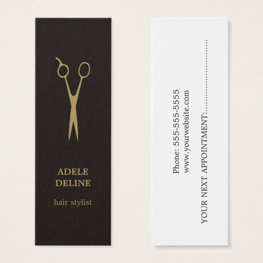 Minimalist Elegant Appointment Hair Stylist (Front & Back)