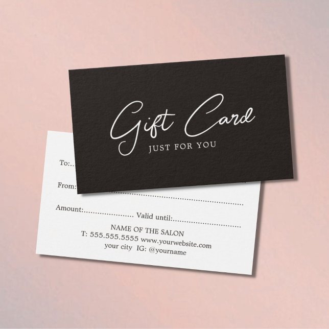 Minimalist Elegant Black White Beauty Salon (Creator Uploaded)