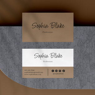 Minimalist Elegant Boho - Custom Professional Business Card