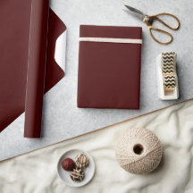 Minimalist Elegant Burgundy Christmas Color