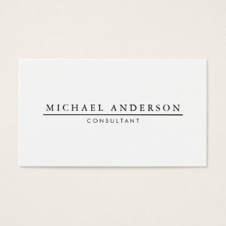 Minimalist Elegant Business Card