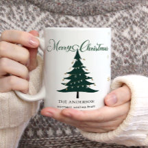 Minimalist Elegant Christmas Tree Snowflakes