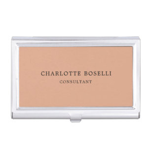 Minimalist Elegant Classical Professional Business Card Case