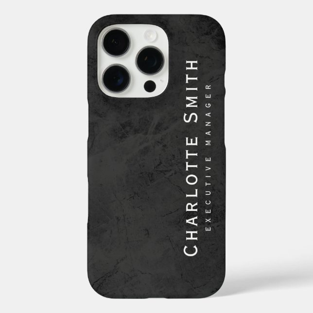 Minimalist Elegant Classical Professional Case-Mate iPhone Case (Back)
