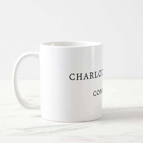 Minimalist Elegant Classical Professional Coffee Mug