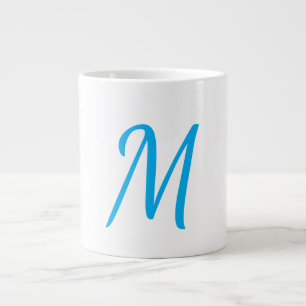 Minimalist Elegant Classical Professional Monogram Giant Coffee Mug
