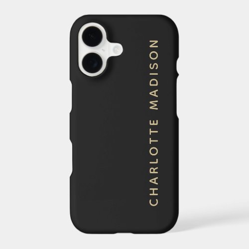 Minimalist Elegant Classical Professional Own Name iPhone 17 Case