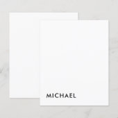 Minimalist Elegant Classical Professional Simple (Front/Back)