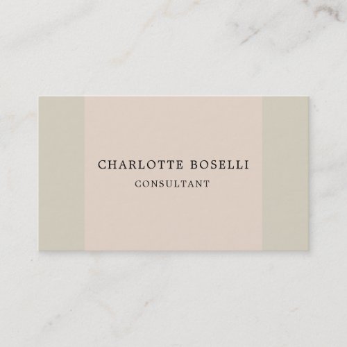 Minimalist Elegant Classical Professional Simple Business Card