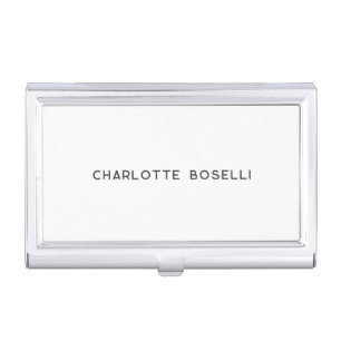 Minimalist Elegant Classical Professional Simple Business Card Case