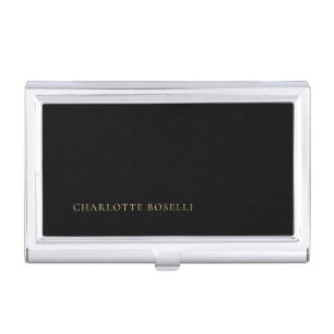 Minimalist Elegant Classical Professional Simple Business Card Case