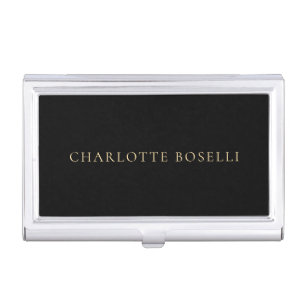 Minimalist Elegant Classical Professional Simple Business Card Case