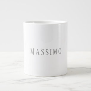 Minimalist Elegant Classical Professional Simple Giant Coffee Mug
