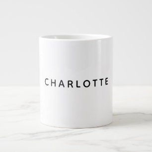 Minimalist Elegant Classical Professional Simple Giant Coffee Mug