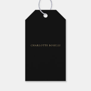 Minimalist Elegant Classical Professional Simple Gift Tags