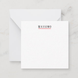 Minimalist Elegant Classical Professional Simple Note Card