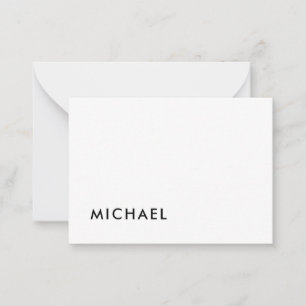 Minimalist Elegant Classical Professional Simple Note Card
