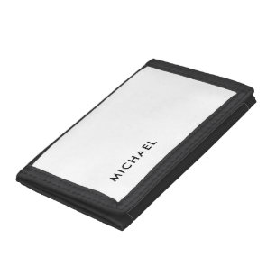Minimalist Elegant Classical Professional Simple Tri-fold Wallet