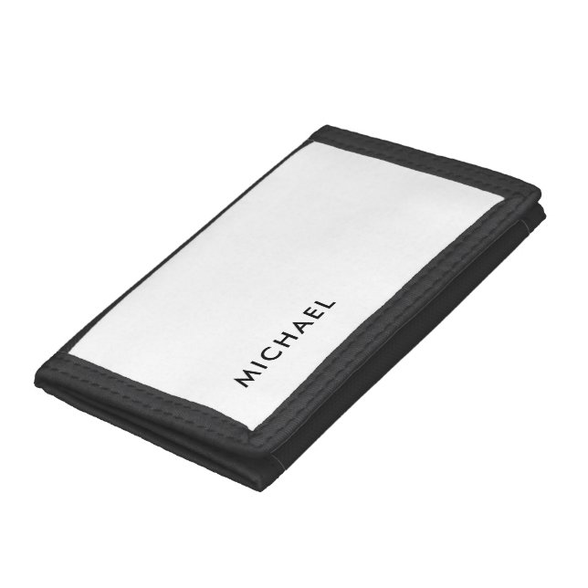 Minimalist Elegant Classical Professional Simple Trifold Wallet (Bottom)