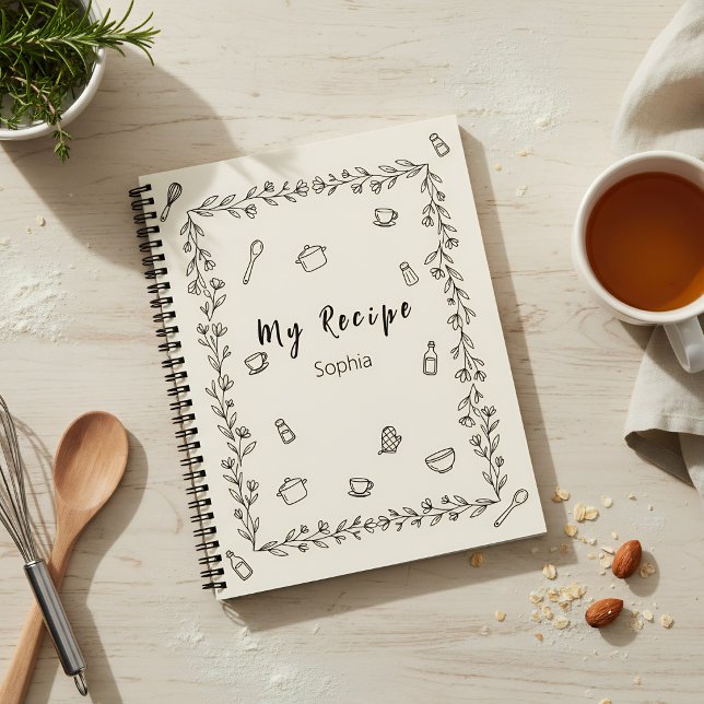 Minimalist Elegant Cooking Recipe Notebook (Creator Uploaded)