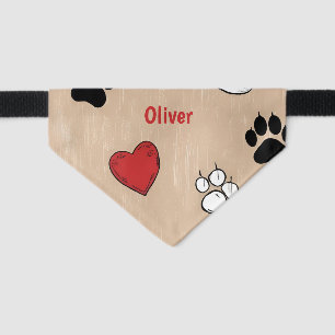 Minimalist Elegant Cute Cat Pet Bandana Collar