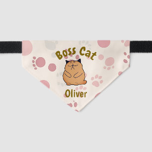Minimalist Elegant Cute Cat Pet Bandana Collar
