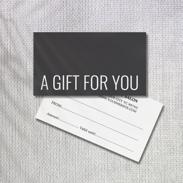 Minimalist Elegant Dark Grey White Bold  (Creator Uploaded)