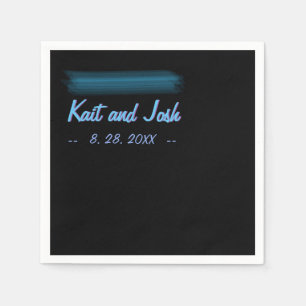 Minimalist Elegant Fab Style Wedding Paper Napkins