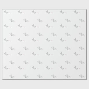 Minimalist Elegant Floral Mom Wrapping Paper