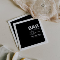 Minimalist Elegant Formal Black Bar Mitzvah