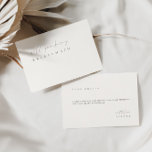 Minimalist Elegant Ivory Bridesmaid Proposal Card<br><div class="desc">Design features an handwritten font and modern minimalist design. Designed to coordinate with for the «SERENA» Wedding Invitation Collection. To change details, click «Personalize». To move the text or change the size, font, or color, click «Click to customize further» It. View the collection link on this page to see all...</div>