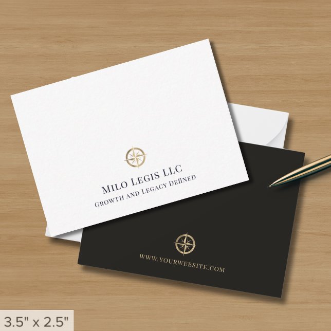 Minimalist Elegant Logo Note Card (Creator Uploaded)