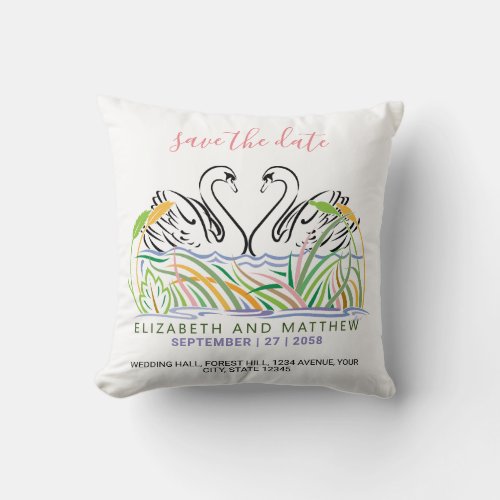 Minimalist Elegant Love Design Throw Pillow