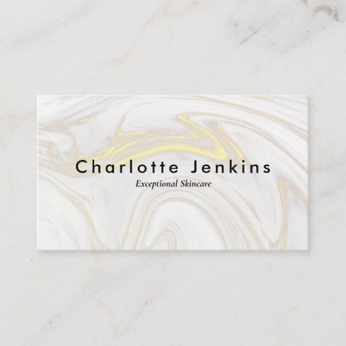 Minimalist Elegant Marble Professional Business Card
