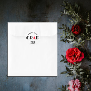 Minimalist elegant  modern graduation classic round sticker