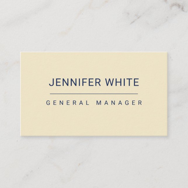Minimalist Elegant Modern Plain Enclosure Card (Front)
