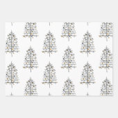 Minimalist Elegant Modern Unique Original Holiday Wrapping Paper Sheets (Front 2)