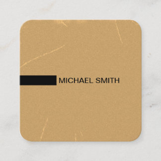 Minimalist Elegant Modern Vintage Square Business Card
