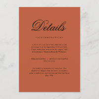 Minimalist Elegant Neutral Details Card