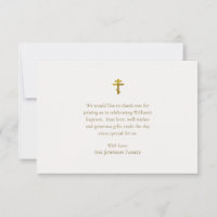 Minimalist Elegant Orthodox Christian Baptism