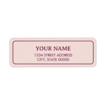 Minimalist Elegant Pale Blush Pink