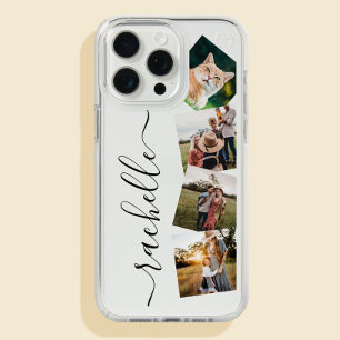 Minimalist Elegant Personalized Photo Collage iPhone 15 Pro Max Case