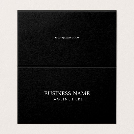 Minimalist Elegant Professional (Outside Unfolded)