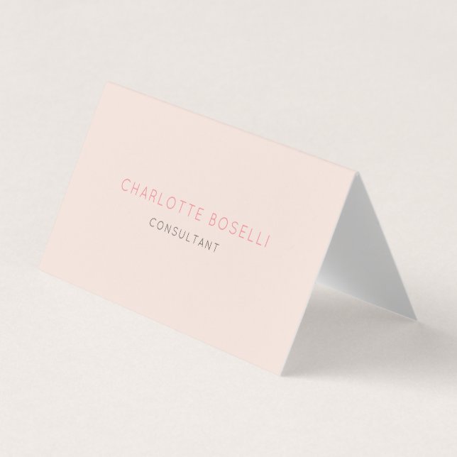 Minimalist Elegant Professional Business Card (Front)
