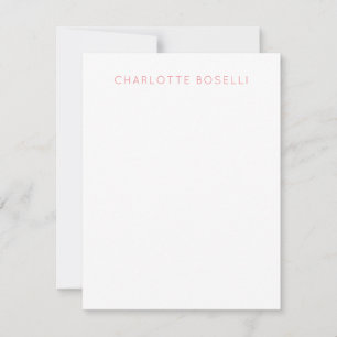 Minimalist Elegant Professional Note Card