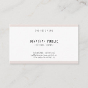 Minimalist Elegant Professional Template Modern Business Card