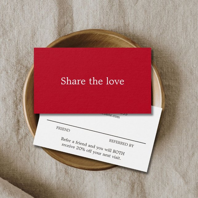 Minimalist Elegant Red White Beauty Salon (Creator Uploaded)