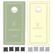 Minimalist Elegant Sage and Cream Couples Favor