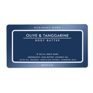 Minimalist elegant simple modern luxury product label